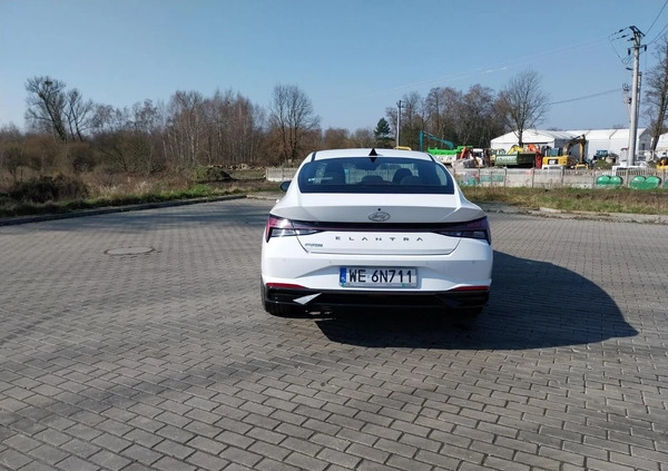 Hyundai Elantra cena 88499 przebieg: 49770, rok produkcji 2022 z Łódź małe 106